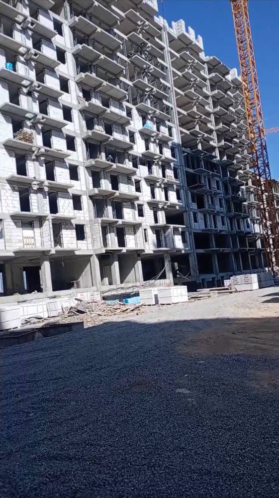 Monolit karkasli binolarda gazablok terish ishlari